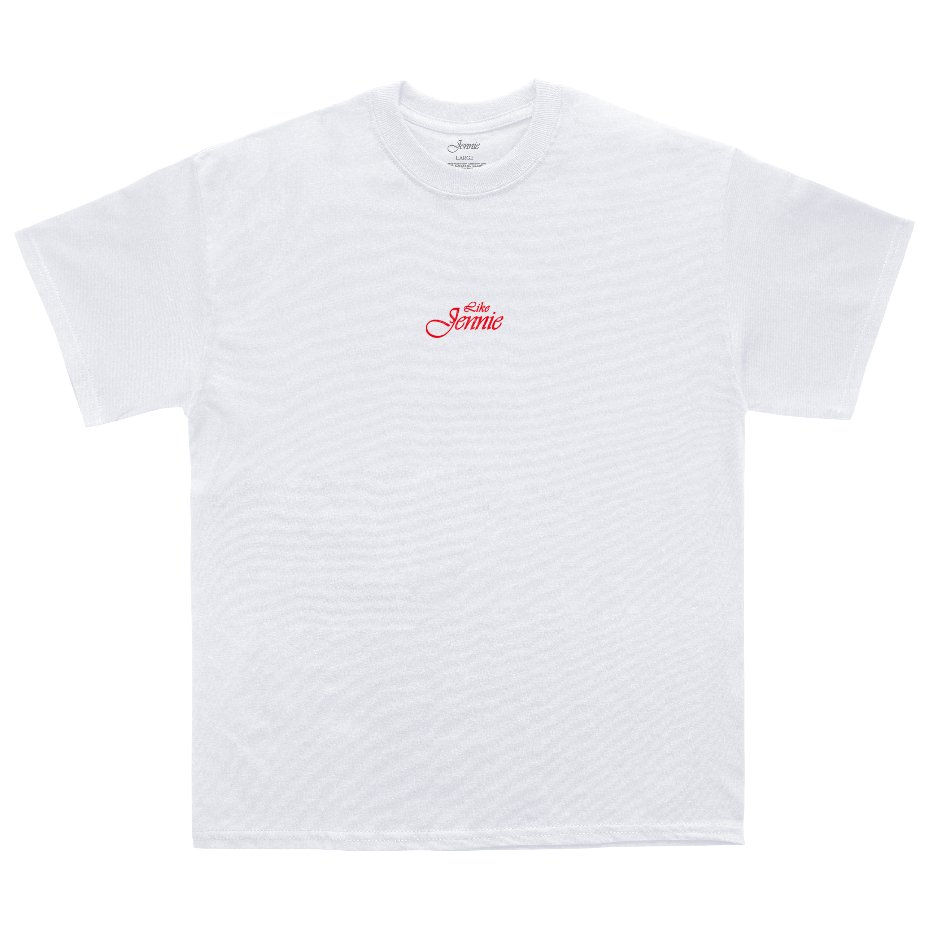 Like Jennie Statement Tee Red — Jennie Official Store – Jennie AU Like Jennie Statement Tee Red — Jennie Official Store – Jennie AU