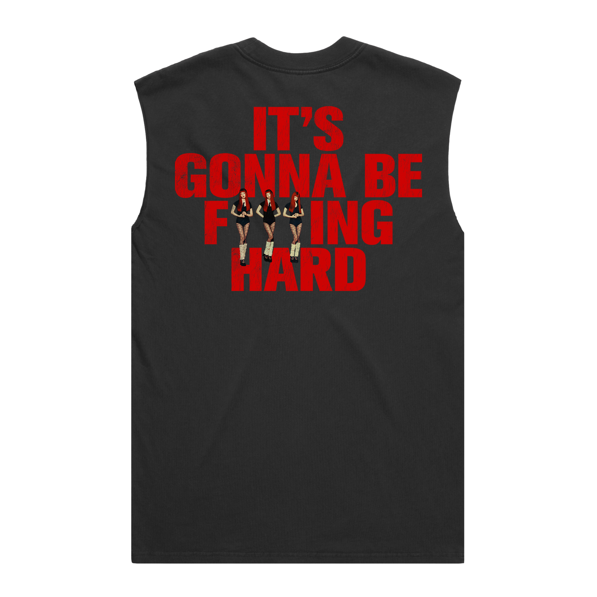 Like Jennie Statement Cut Off Tank
