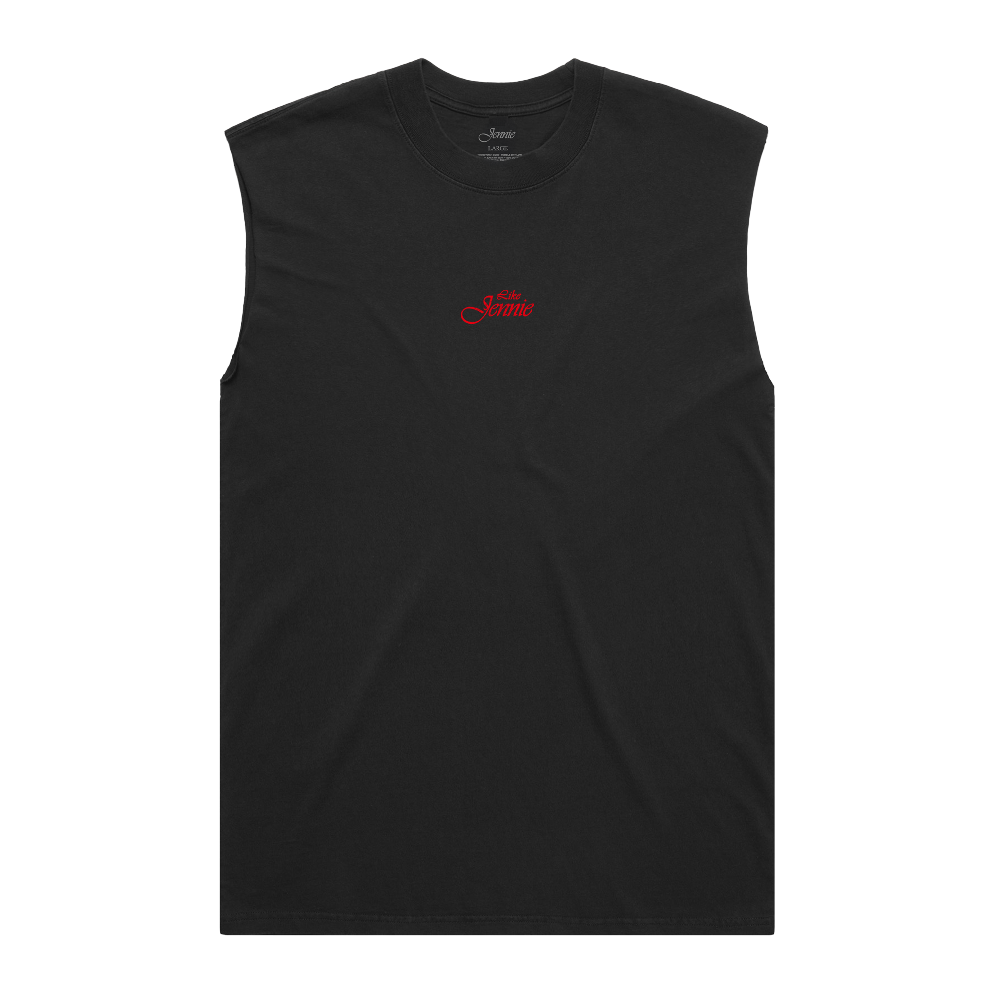Like Jennie Statement Cut Off Tank