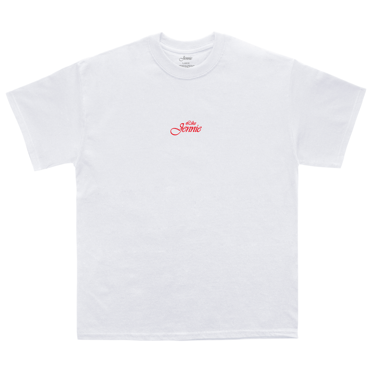 Like Jennie Statement Tee Red