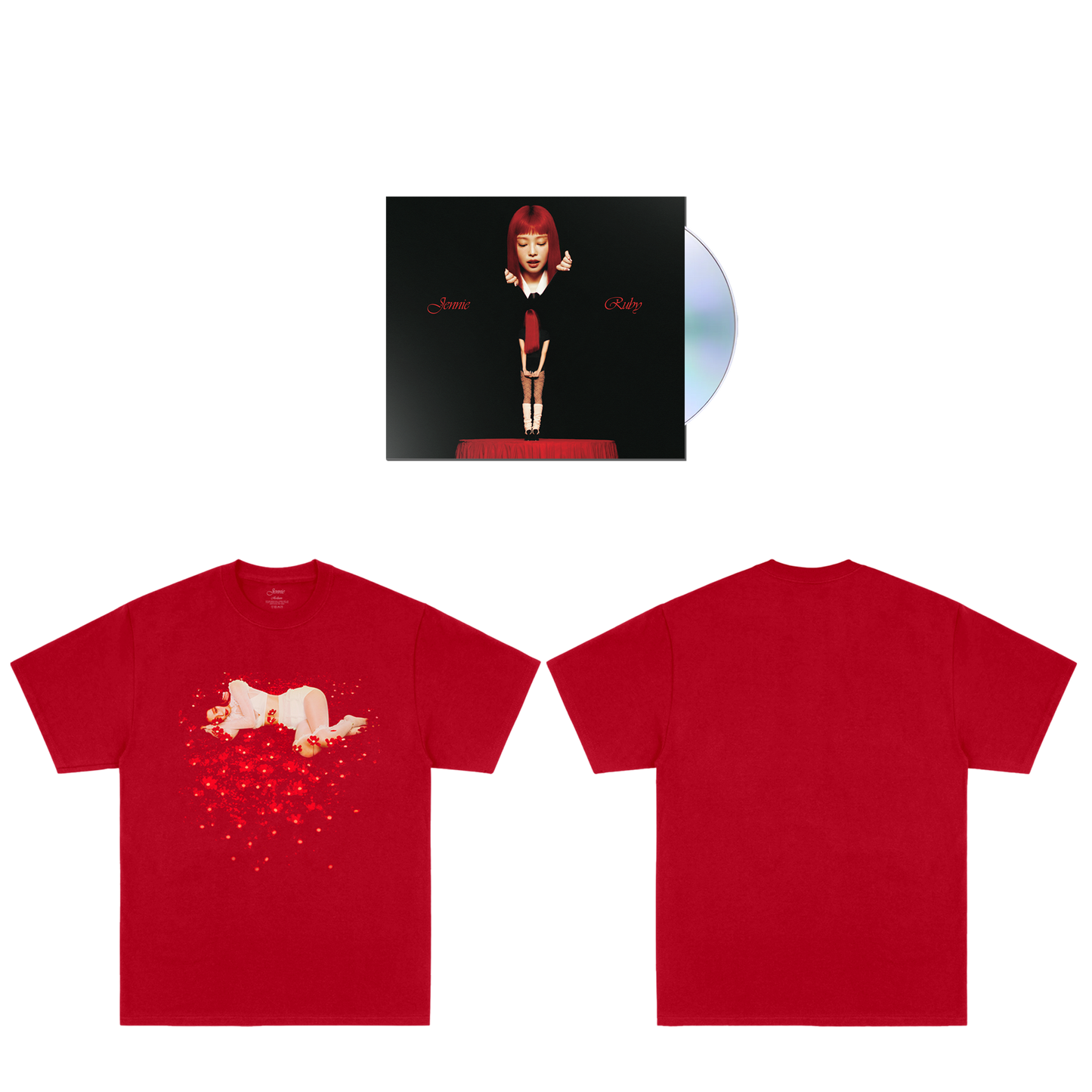 Ruby CD Digipack – JENNIE Only Audio + Red Tee