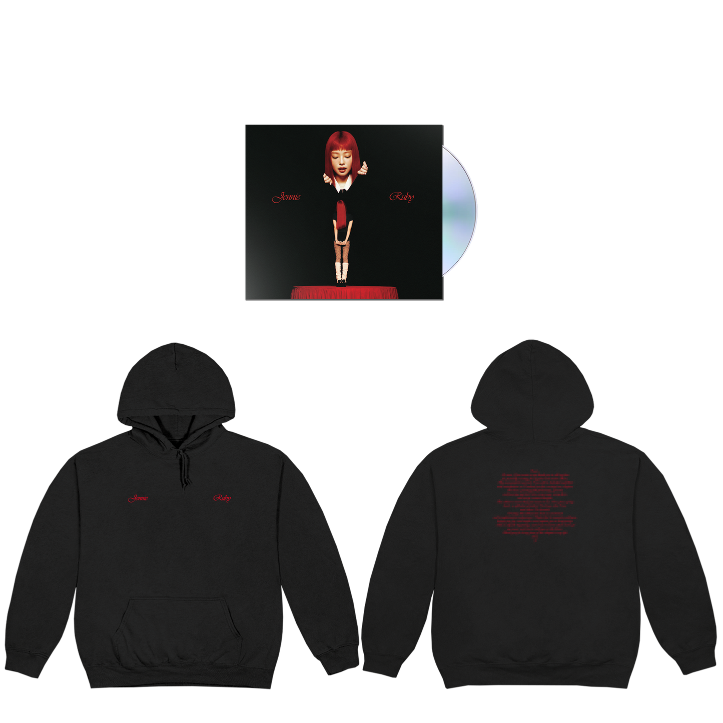 Ruby CD Digipack – JENNIE Only Audio + Hoodie